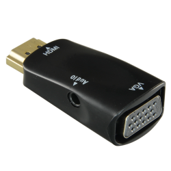 Adaptador de HDMI a VGA+Audio HDMI-VGA