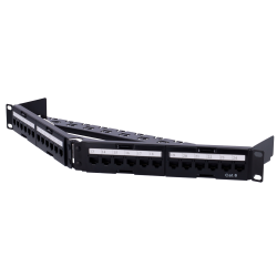 Patch panel angular de 24 puertos UTP PP-A24UTP6