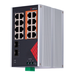 Safire Switch Industrial Alimentación AC y DC SF-SWI1808HIPOE-GF-AC-130-DIN