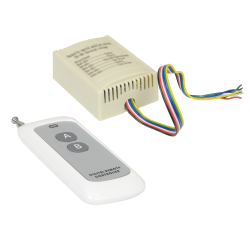 Relé inalámbrico con mando para tornos TS-PUSHBUTTON Relé inalámbrico con mando para tornos TS-PUSHBUTTON